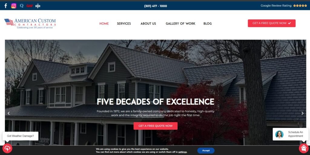 american custom contractors homepage