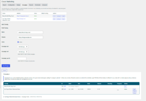 Manage campaign donations for up to 3 different time-limited charities